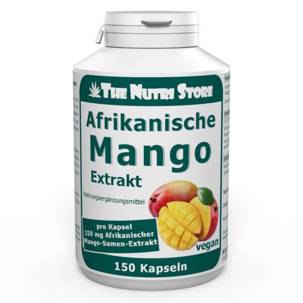 Afrikanische Mango Extrakt 150 mg Kapseln 150 Stück vegan