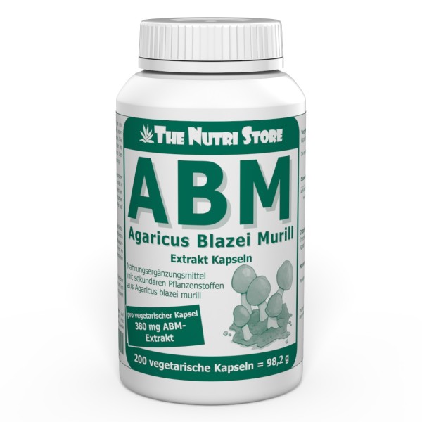 ABM Agaricus Blazei Murill Extrakt Kapseln 200 Stück