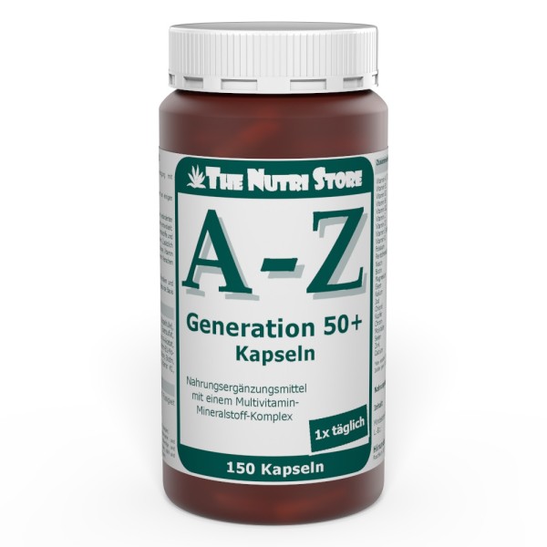 A-Z Generation 50+ Multivitamin Mineralstoff 150 Stück