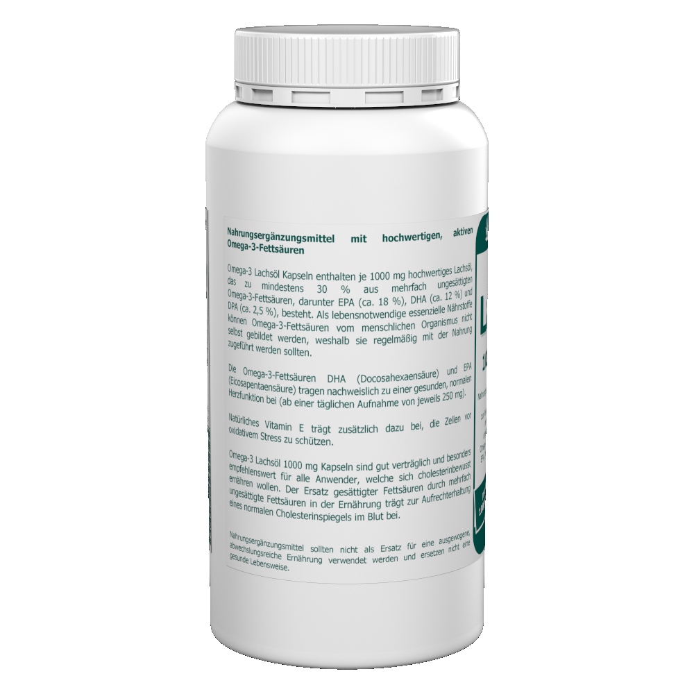 Omega-3 Lachsöl 1000 mg Kapseln 120 Stk. – Bild 2