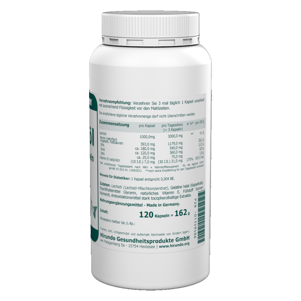 Omega-3 Lachsöl 1000 mg Kapseln 120 Stk. – Bild 3