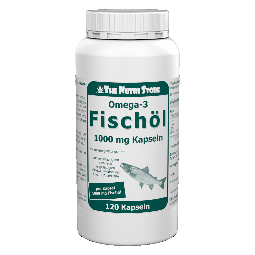 Omega-3 Fischöl 1000 mg Kapseln 120 Stk.
