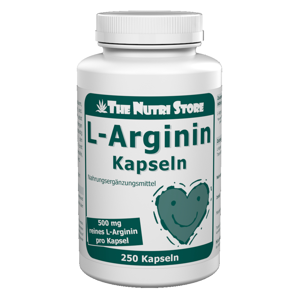 L-Arginin 500 mg Kapseln 250 Stk.