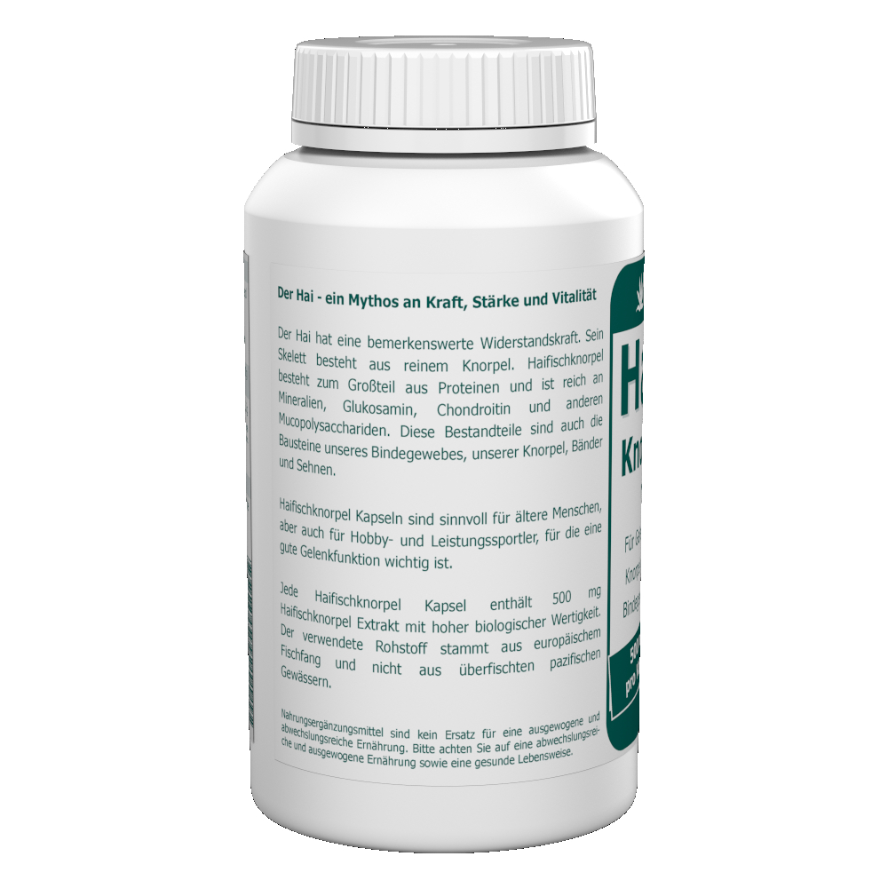 Haifischknorpel 500 mg Kapseln 200 Stk. – Bild 2
