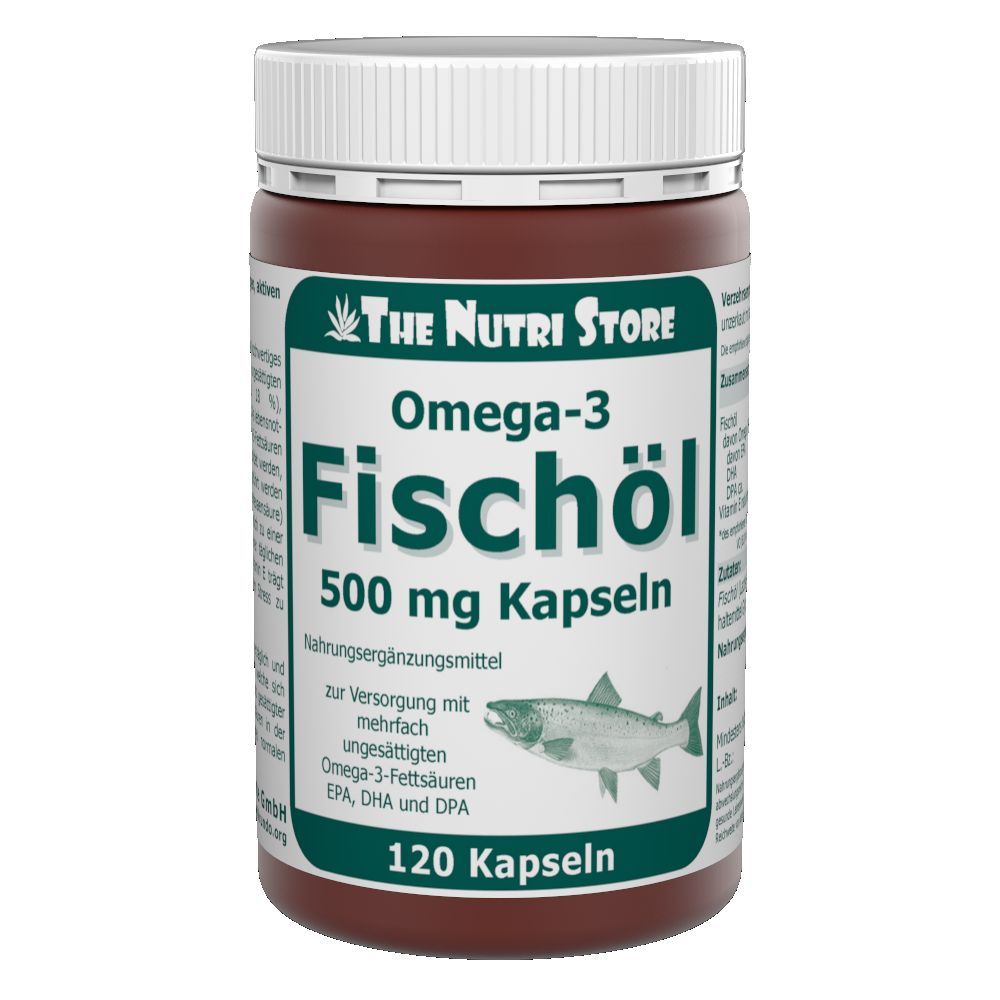 Omega-3 Fischöl 500 mg Kapseln 120 Stk.