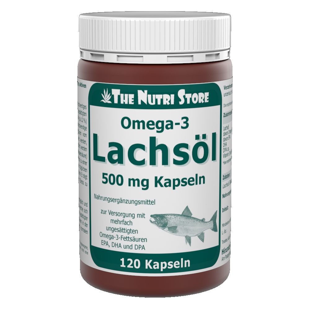 Omega-3 Lachsöl 500 mg Kapseln 120 Stk.