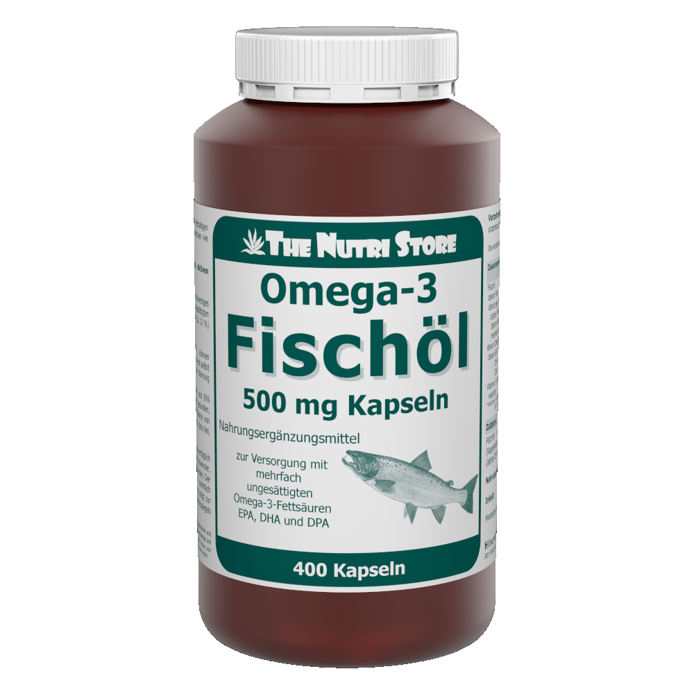 Omega-3 Fischöl 500 mg Kapseln 400 Stk.