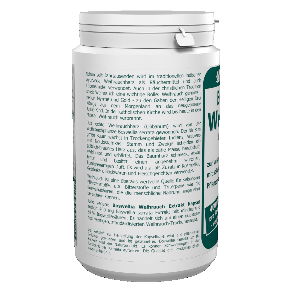 Weihrauch 400 mg Extrakt vegane Kapseln 200 Stk. – Bild 2