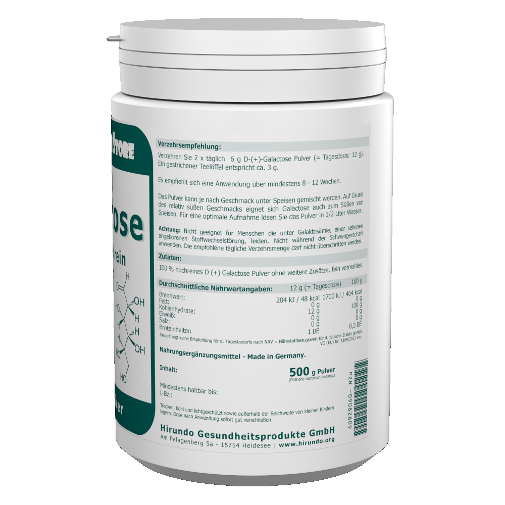 D-Galactose 100% rein Pulver 500 g – Bild 3