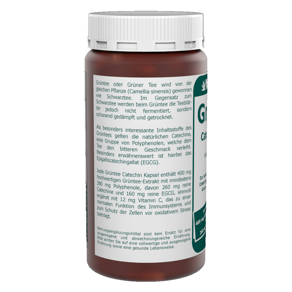 Grüntee 400 mg Catechin Kapseln 120 Stk. – Bild 2
