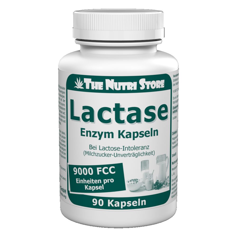 Lactase 9.000 FCC Enzym Kapseln 90 Stk.