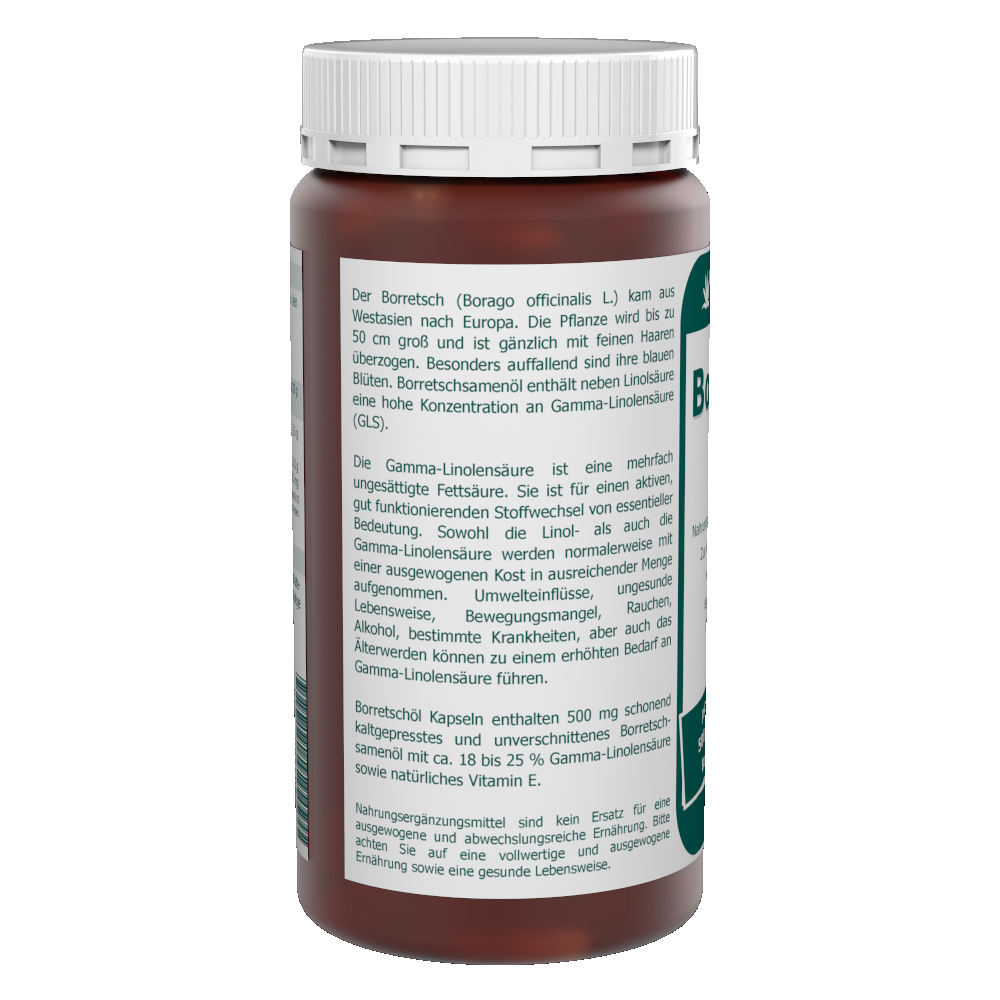 Borretschöl 500 mg Kapseln 180 Stk. – Bild 2