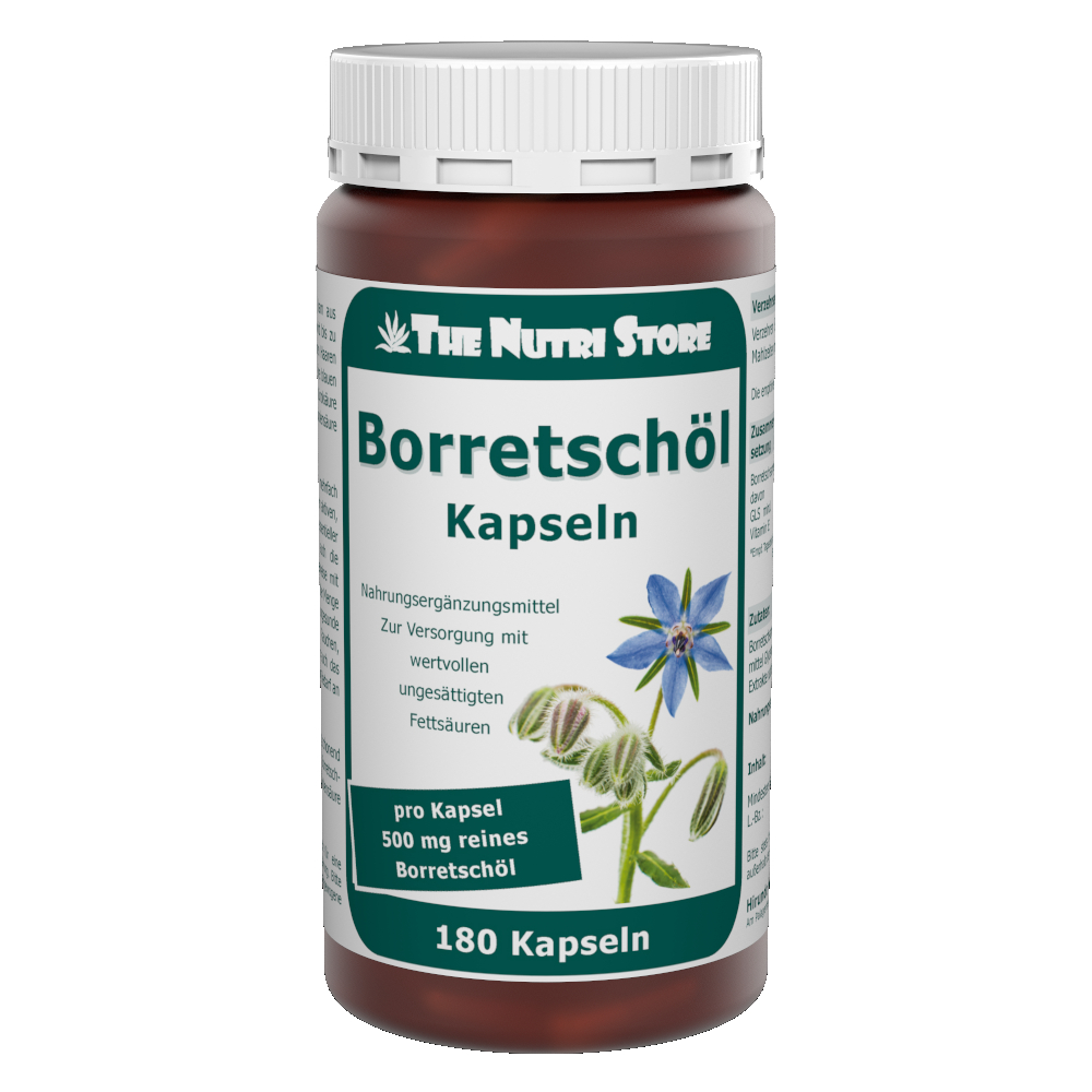 Borretschöl 500 mg Kapseln 180 Stk.