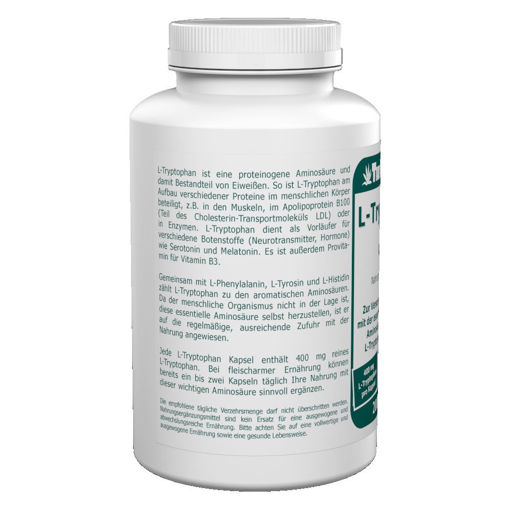 L-Tryptophan 400 mg Kapseln 200 Stk – Bild 2