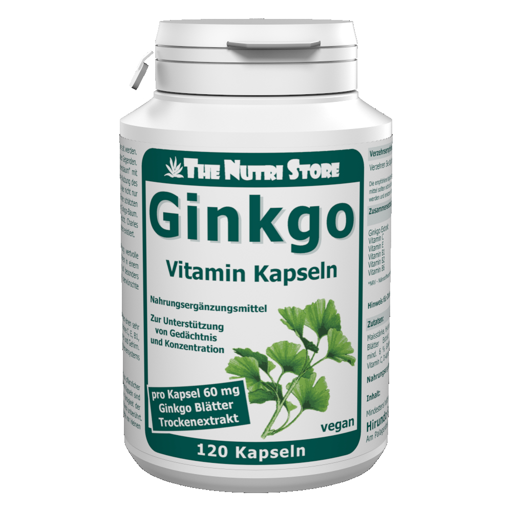 Ginkgo 60 mg Extrakt Kapseln 120 Stk.
