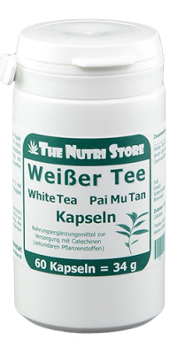 Weisser Tee Pai Mu Tan Kapseln 60 Stk.