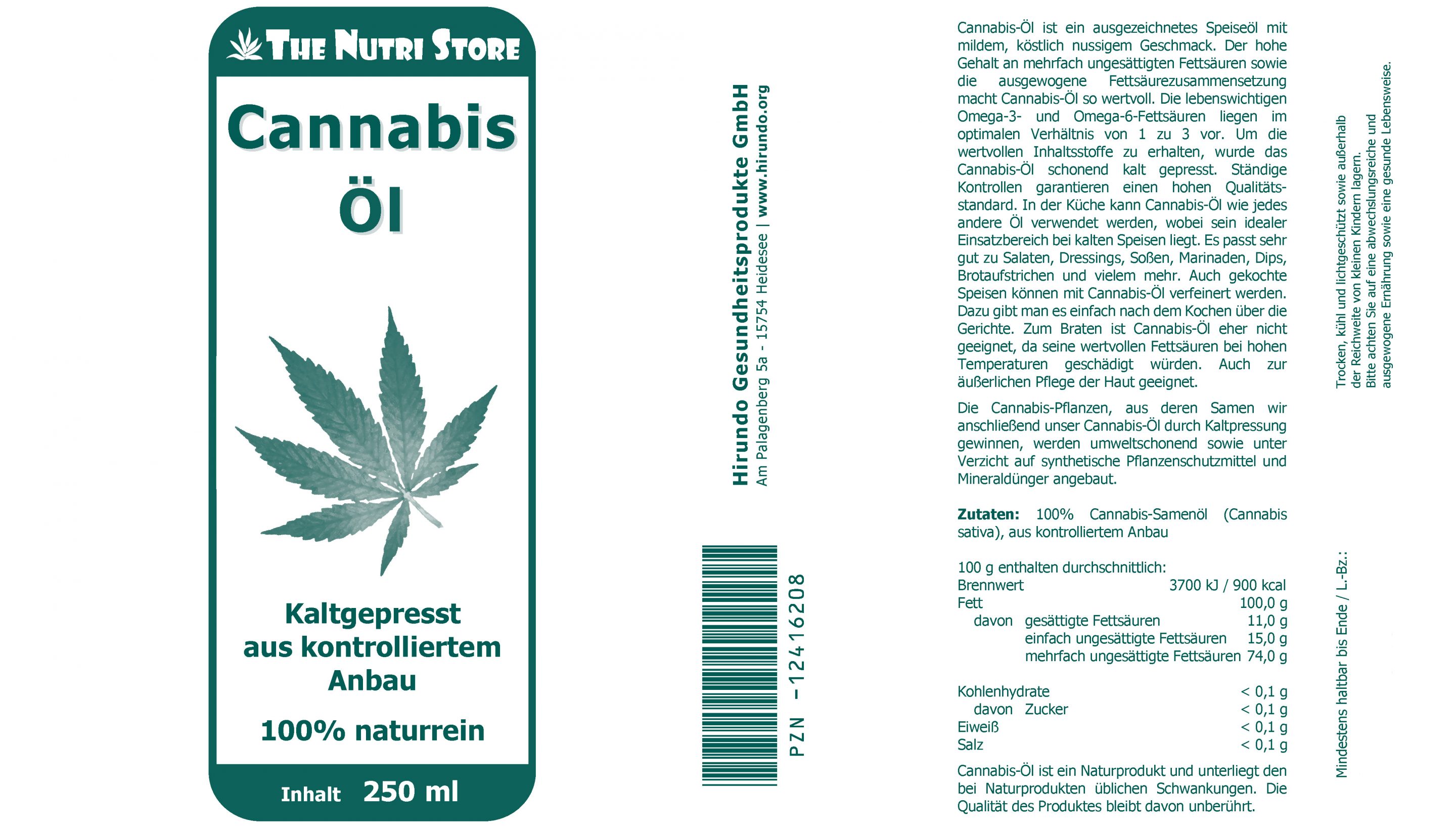 Cannabis Öl 250 ml – Bild 4