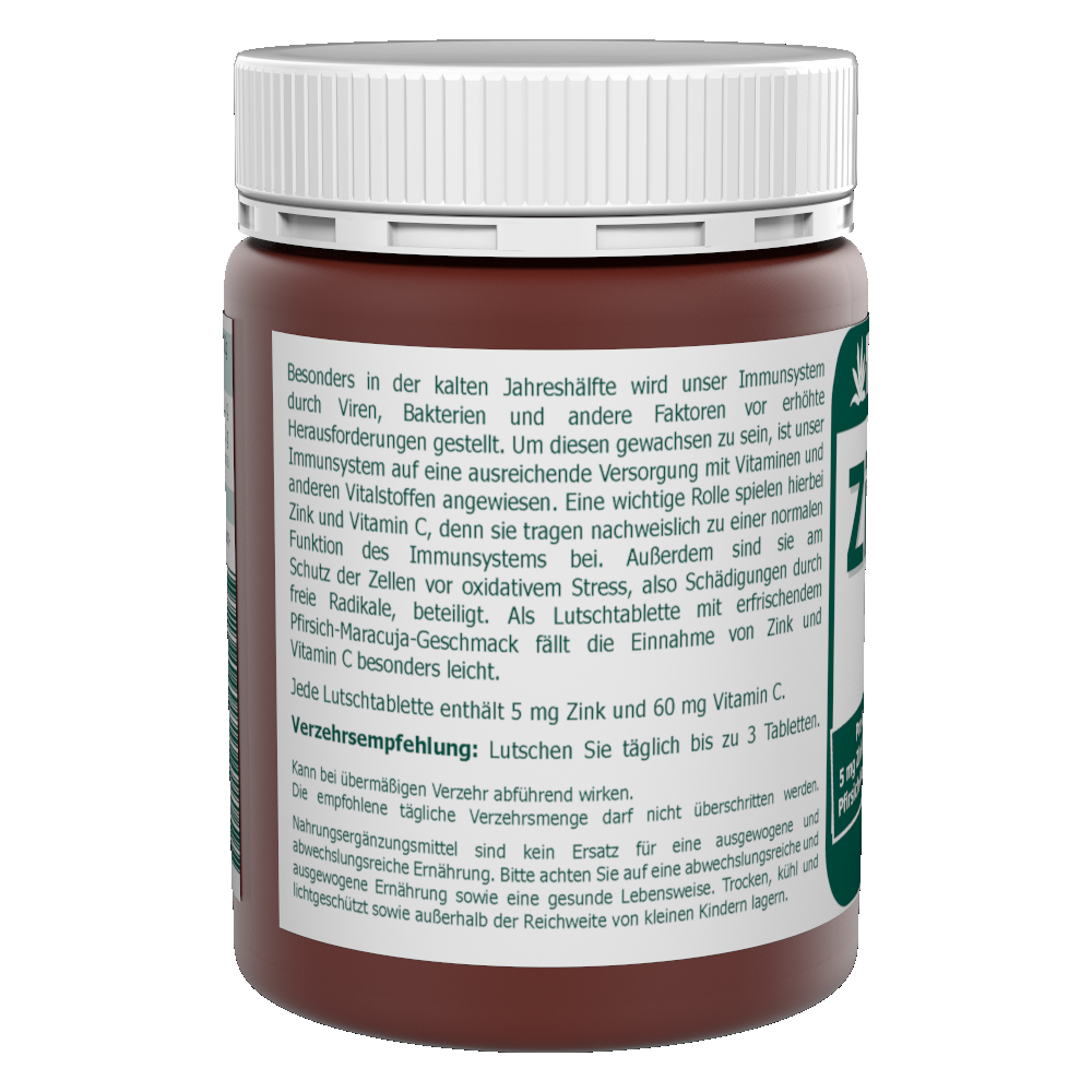 Zink + Vitamin C Lutschtabletten 120 Stk. – Bild 2