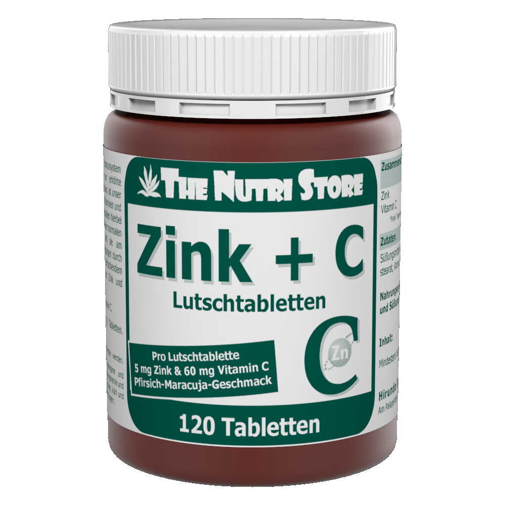Zink + Vitamin C Lutschtabletten 120 Stk.