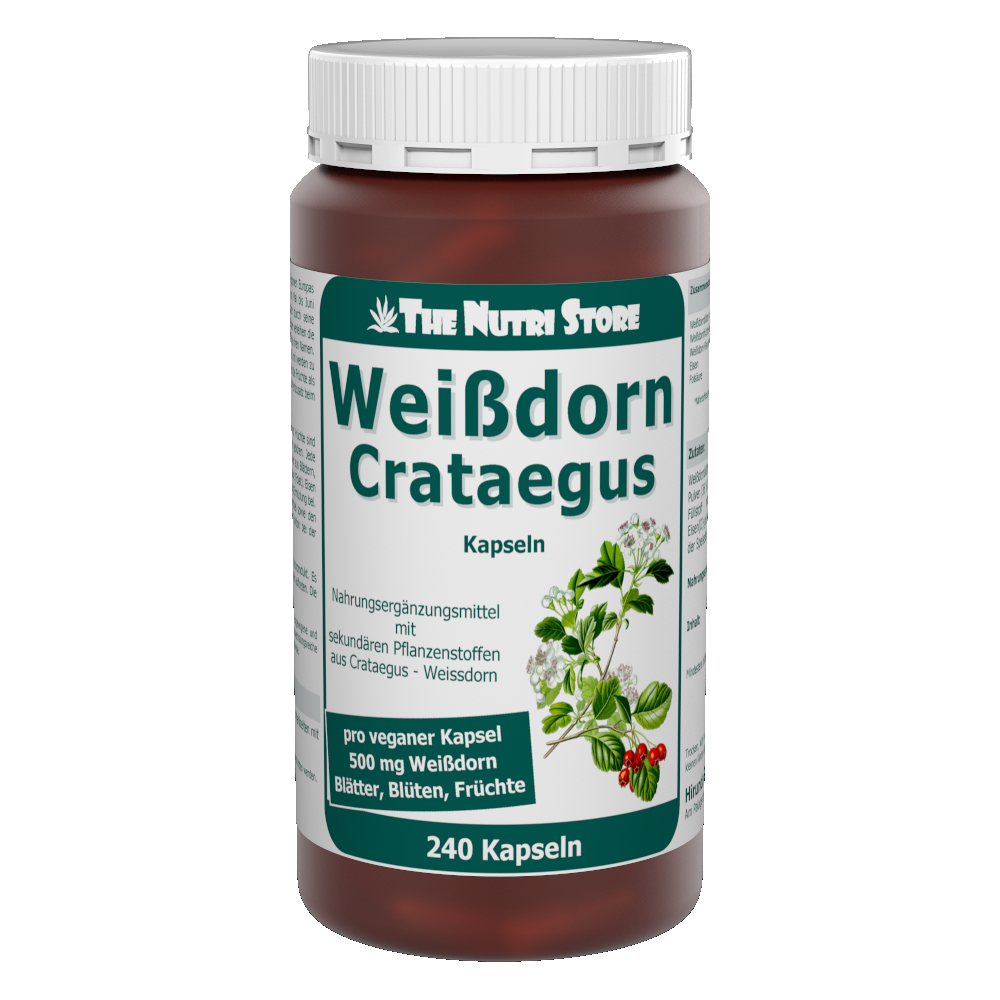 Weissdorn 500 mg Kapseln 240 Stk.