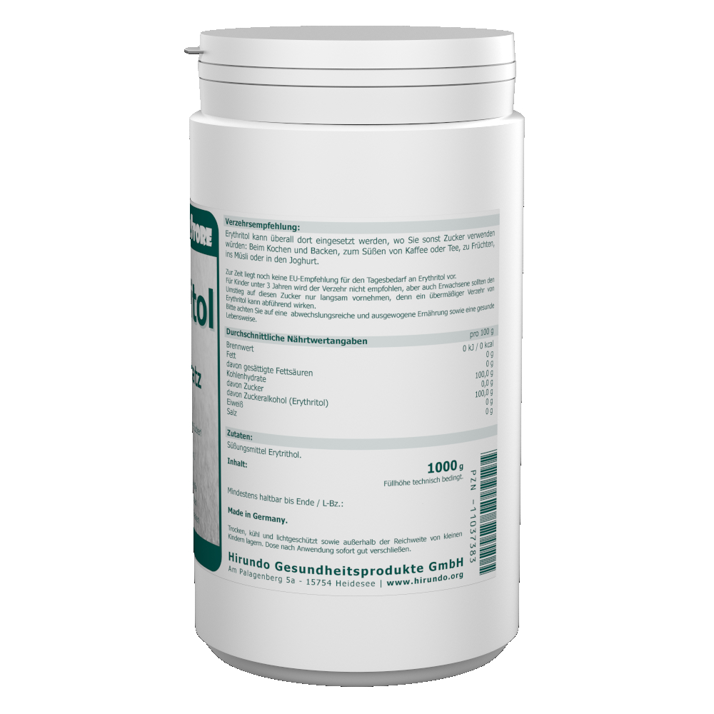 Erythritol Zuckerersatz Pulver 1000 g – Bild 3