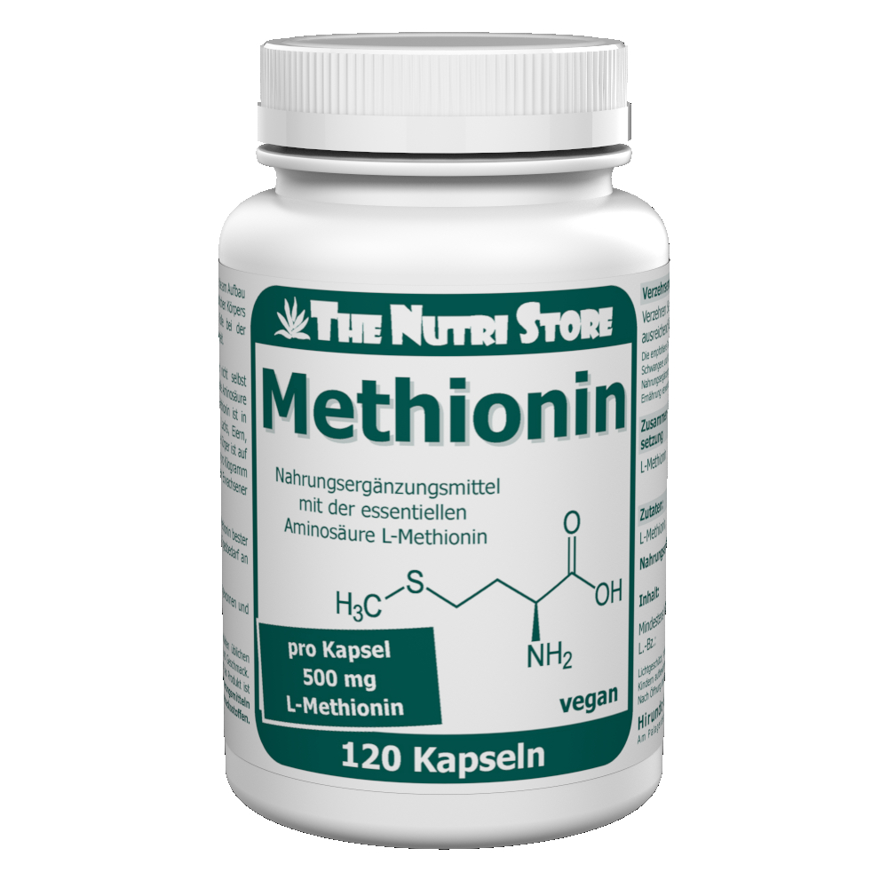 Methionin 500 mg vegane Kapseln 120 Stk.