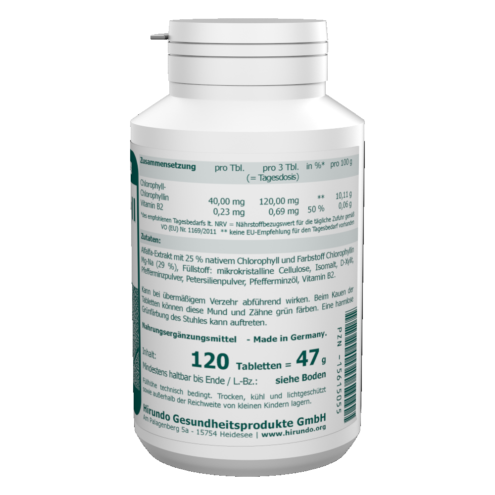 Chlorophyll Tabletten vegan 120 Stk. – Bild 3