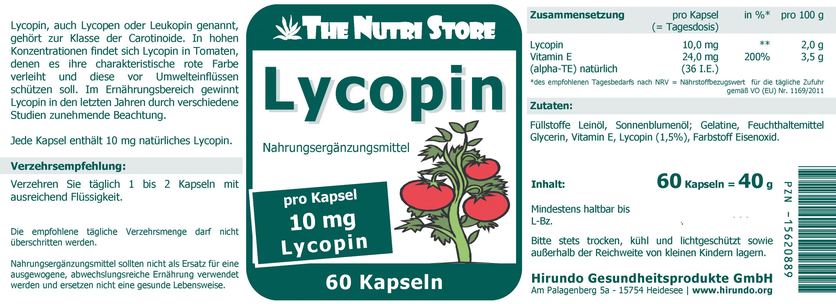 Lycopin 10 mg Kapseln 60 Stk. – Bild 4