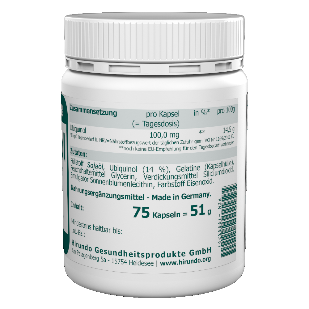 Ubiquinol 100 mg Kapseln 75 Stk. – Bild 3